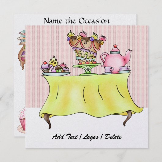 Custom Order # 2 - MEHR KOMMEN! Einladung (Vorne/Hinten)