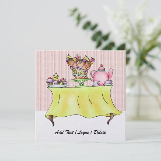 Custom Order # 2 - MEHR KOMMEN! Einladung (Stehend Vorderseite)