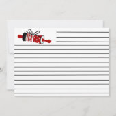 Custom Order # 5a - Catering Recicard Cards - SRF (Rückseite)
