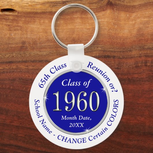 Custom Order Class of 1954 Class Wiedersehen Gifts Schlüsselanhänger (Vorderseite)