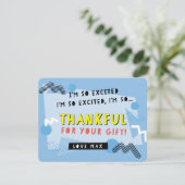 CUSTOM ORDER Vielen Dank, gerettet durch die Glock Dankeskarte (Stehend Vorderseite)