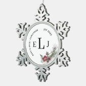 Custom Ornament for Baby's First Christmas & Date (Rechts)