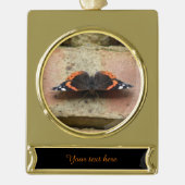 Custom Ornament Red Admiral Butterfly (Vorderseite)