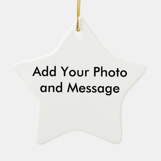 Custom Ornament Star (Vorne)