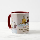 Custom Osterferien Foto Collage Coffee Tasse (Vorderseite Links)