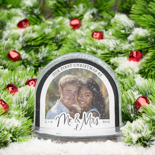 Custom Our First Christmas As Mr. & Mrs. Schneekugeln (Weihnachten)