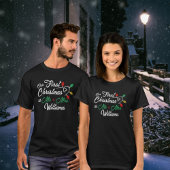Custom Our First Christmas (mit Familienname) T-Sh T-Shirt