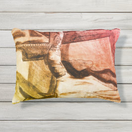 Custom Outdoor Accent Pillow 16" x 12" Kissen Für Draußen