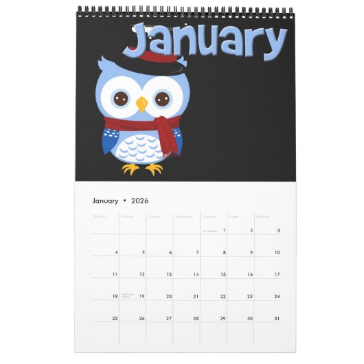 Custom Owl 2014 Kalender (Jan 2026)