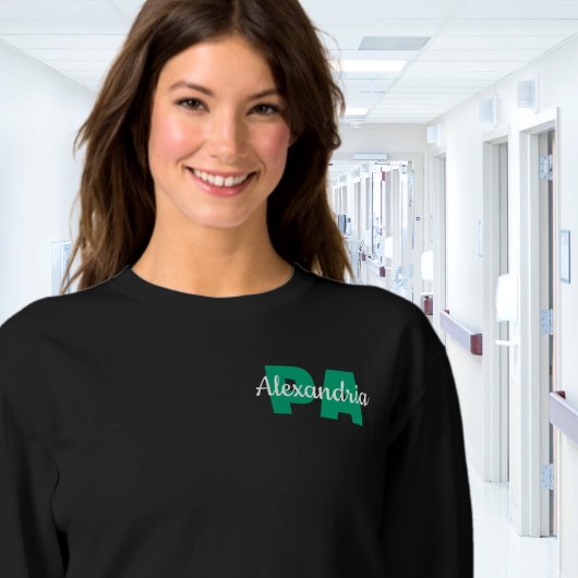 Custom PA Credentials with Name Sweatshirt