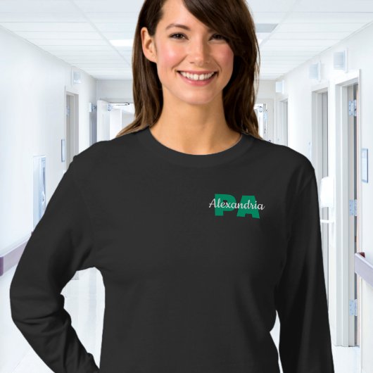 Custom PA Credentials with Name T-Shirt