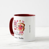 Custom Paares Funny Zitat "Jam to My Toast" Tasse (Vorderseite Links)