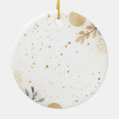 Custom Paares Ornament, Personalisierte Weihnachte Keramik Ornament (Hinten)