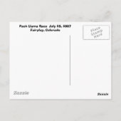 Custom Pack Llama Postkarte (Rückseite)