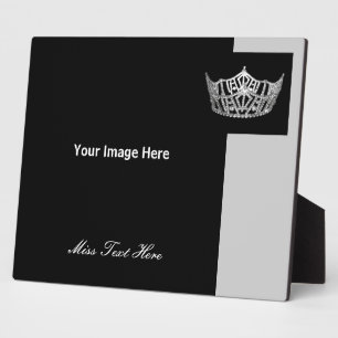 Custom Pageant Royalty Foto Plaque Fotoplatte