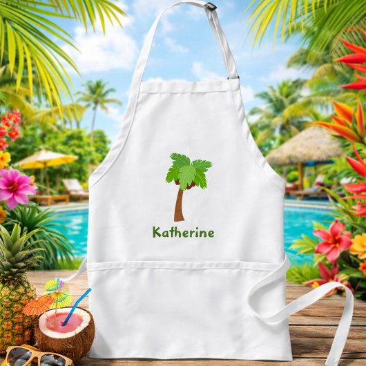 Custom Palm Tree Schürze