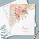 Custom Pampas Grass Blush Pink Floral Ernennungen Planer<br><div class="desc">Dieser stilvolle Terminplaner ist mit Aquarellgras,  Eukalyptus,  Blume und getrockneten Blätter dekoriert. Einfach anpassbar. Weil wir unsere Kunstwerke erstellen,  werden Sie dieses exakte Bild von anderen Designern nicht finden. Original Wasserfarbe © Michele Davies.</div>