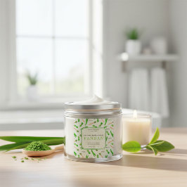 Custom Pandan Restore Body Cream Square Sticker