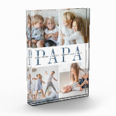 Custom Papa Grandchildren Fotoblock (Links)
