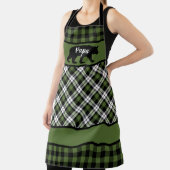 Custom Papa Mama Bear Green Black Buffalo Karo Schürze (InSitu)