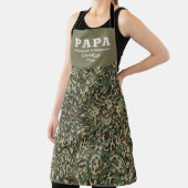 Custom Papa Name Vatertag Personalisiertes Geschen Schürze (InSitu)
