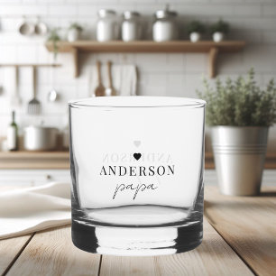 Custom Papa   Personalisiertes Opfergeschenk Whiskyglas