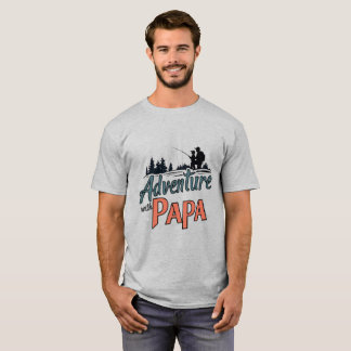 Custom Papa t Shirt, Father's Day Gift  T-Shirt