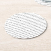 Custom Paper Drink Coasters | Printed Style Runder Pappuntersetzer (Angewinkelt)