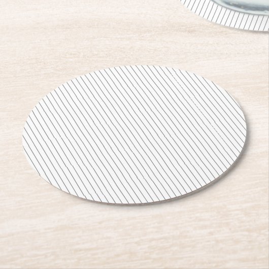 Custom Paper Drink Coasters | Printed Style Runder Pappuntersetzer (Angewinkelt)