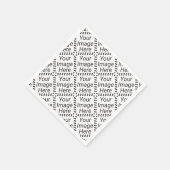 Custom Paper Napkin - Standard White (gepolstert) Serviette (Ecke)