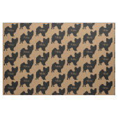 Custom Papillon Dog Fabric Stoff (Fat Quarter (45,7 x 55,9 cm))