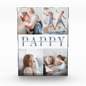 Custom Pappy Grandchildren Fotoblock (Vorderseite)