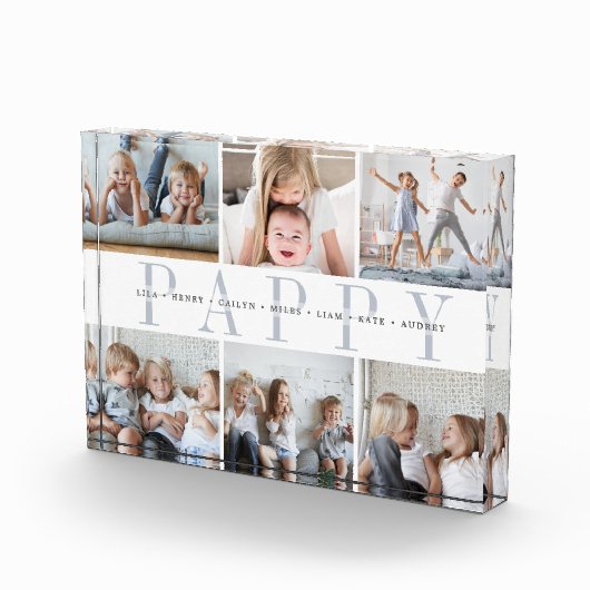 Custom Pappy Grandchildren Fotoblock (Rechts)