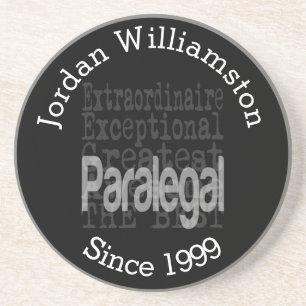 Custom Paralegal Extraordinator Getränkeuntersetzer