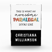 Custom Paralegal Phantastisch Legal Assistant Funn Fotoblock (Vorderseite)