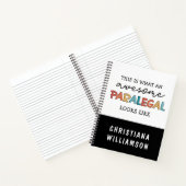 Custom Paralegal Phantastisch Legal Assistant Funn Notizblock (Innenseite)