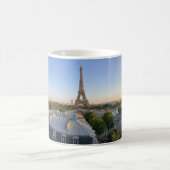 Custom Paris Panoramic Skyline View Eiffel Tower Kaffeetasse (Mittel)