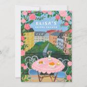 CUSTOM Paris Teatro Sociale Bellinzona Brautparty Einladung (Vorderseite)