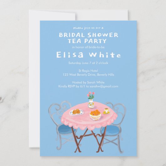 CUSTOM Paris Teatro Sociale Bellinzona Brautparty Einladung (Rückseite)