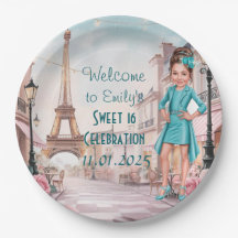 Custom Paris und Rose Sweet 16 in Paris