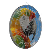 Custom Parrot Foto Dart Board Dartscheibe (Vorderseite Links)