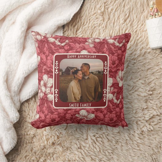 Custom Partners Throw Pillow For Wife Kissen (Decke)