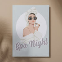 Custom Party Einladung - Girls Wellness-Center Tag