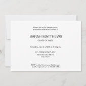 Custom Party Foto Kindergarten Abschluss Einladung (Rückseite)