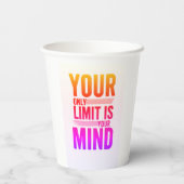 Custom Party Paper Cups | Disposable Birthday Pappbecher (Rückseite)