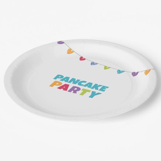 Custom Party Paper Plate Pappteller (Schrägansicht)