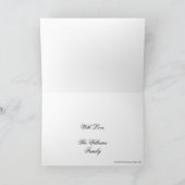 Custom Party Save the Date Weihnachtsessen Karte (Innenseite)