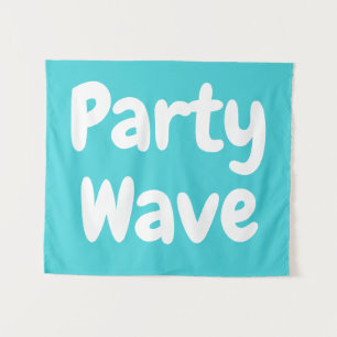 Custom Party Wave Surf Kind Kinderzimmer Boho Kid  Wandteppich