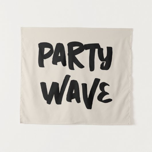 Custom Party Wave Surf Kind Kinderzimmer Boho Kid Wandteppich (Vorderseite (Horizontal))