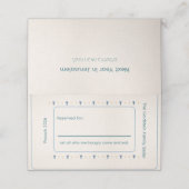 Custom Passover Modern Table Name Cards Platzkarte (Außenseite Aufgefaltet)